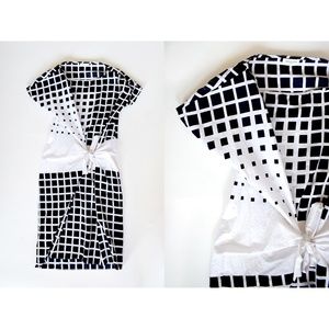 Dries Van Noten Dress M Midi Dress M Midi Summer Dress M Black And White Dress M